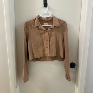 Wilfred crop button down